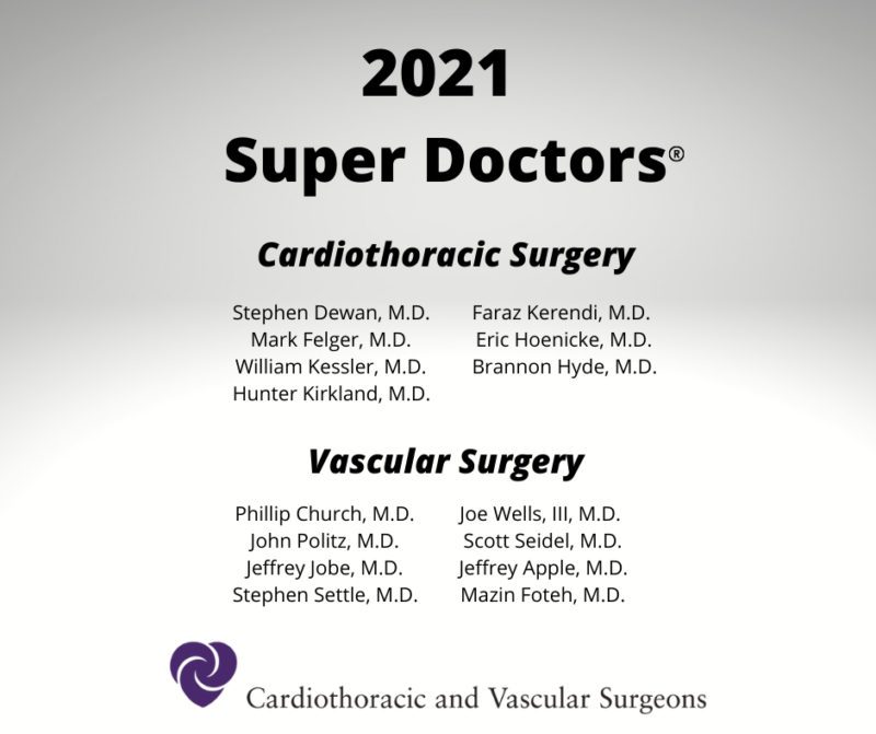 CTVS physicians named as a Texas Monthly Super Doctors®
